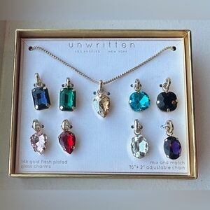 Unwritten Mix and Match Glass Pendant Necklace